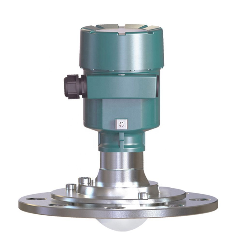 4-20mA Radar Level Sensor Transmitter for LPG Tank or Solid Coal, Cement Powder, Grain Silo Measurement with bluetooth